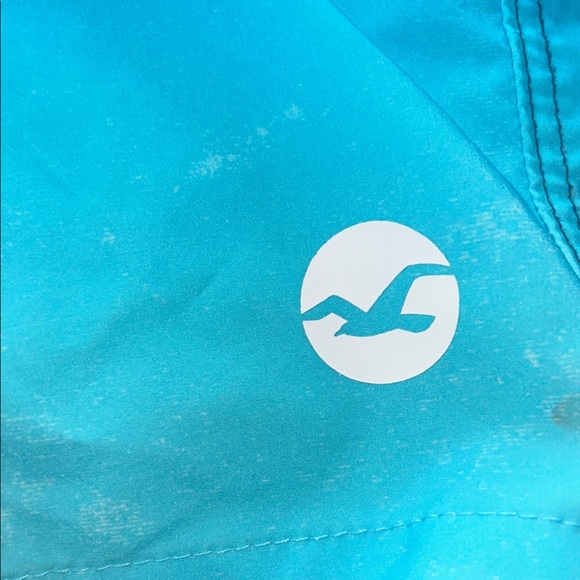 Hollister Blue Gradient Swim Trunks - Picture 2 of 9